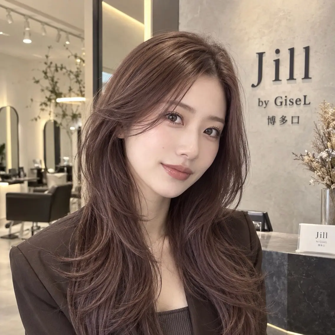 ロング カラー ヘアカラー トリートメント 似合わせレイヤー🪡 annのヘアスタイル