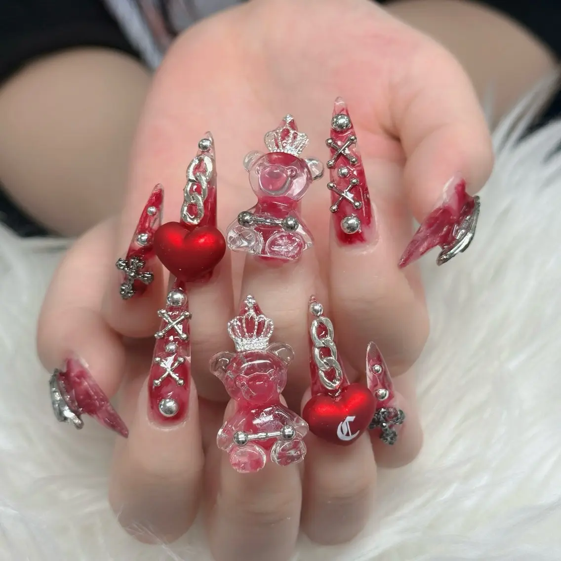 ネイル フットネイル フレンチネイル グラデーション 韓国ネイル ロングネイル ハンドネイル Hani Nail Salonのネイルデザイン