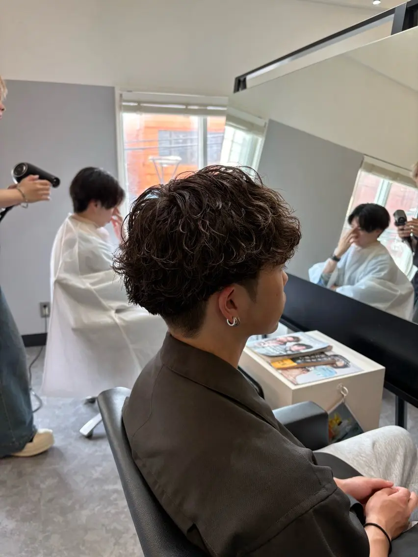 パーマ メンズ BRIGHT 木村のヘアスタイル