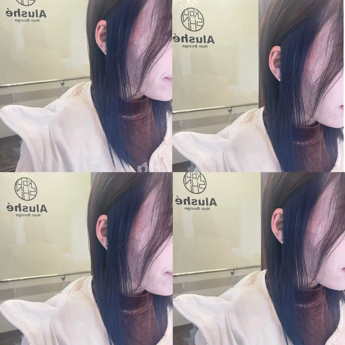 セミロング ヘアカラー トリートメント 髪質改善×透明感× 艶髪🥀HIYORIのヘアスタイル