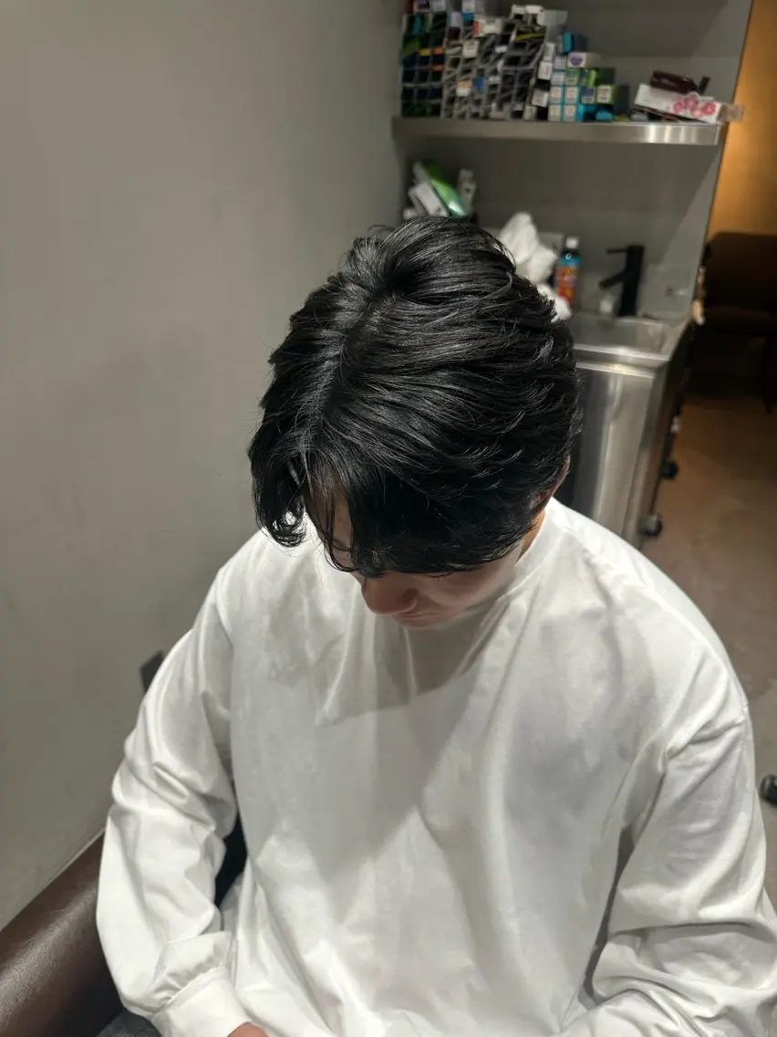 メンズカット(セット込み)の写真