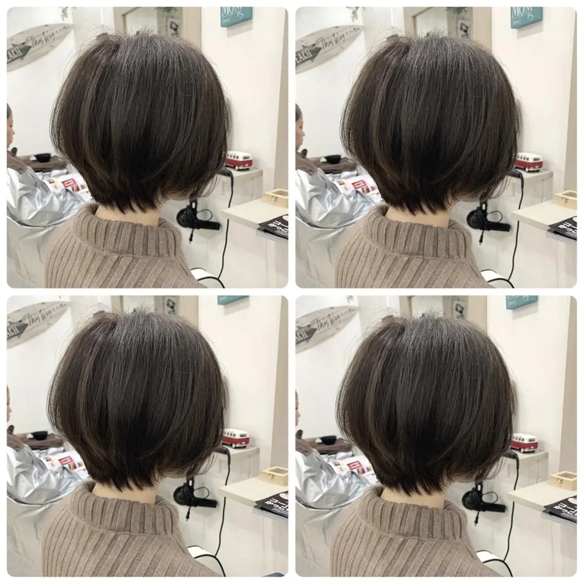 ショート カット トリートメント 京都大人女性ショート 徒歩1分/秋山のヘアスタイル