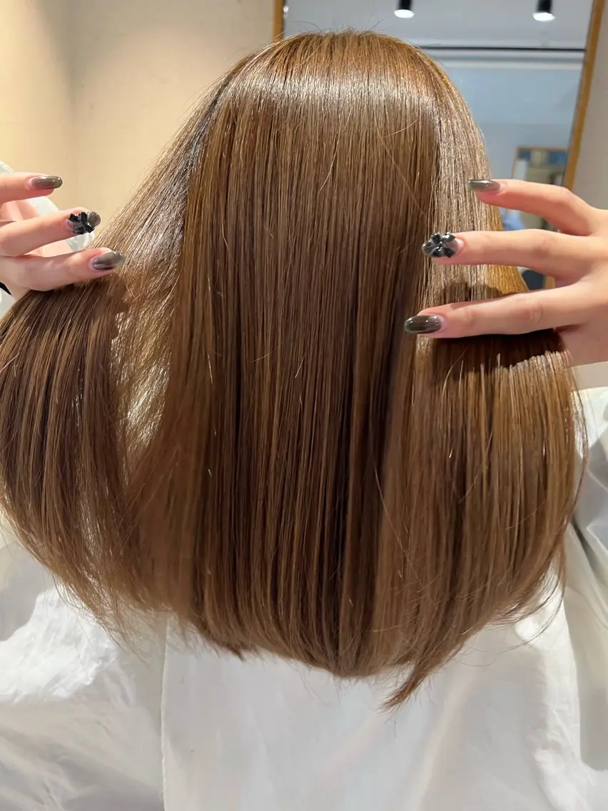 ✨ヘアカラー＆髪質改善トリートメント✨の写真
