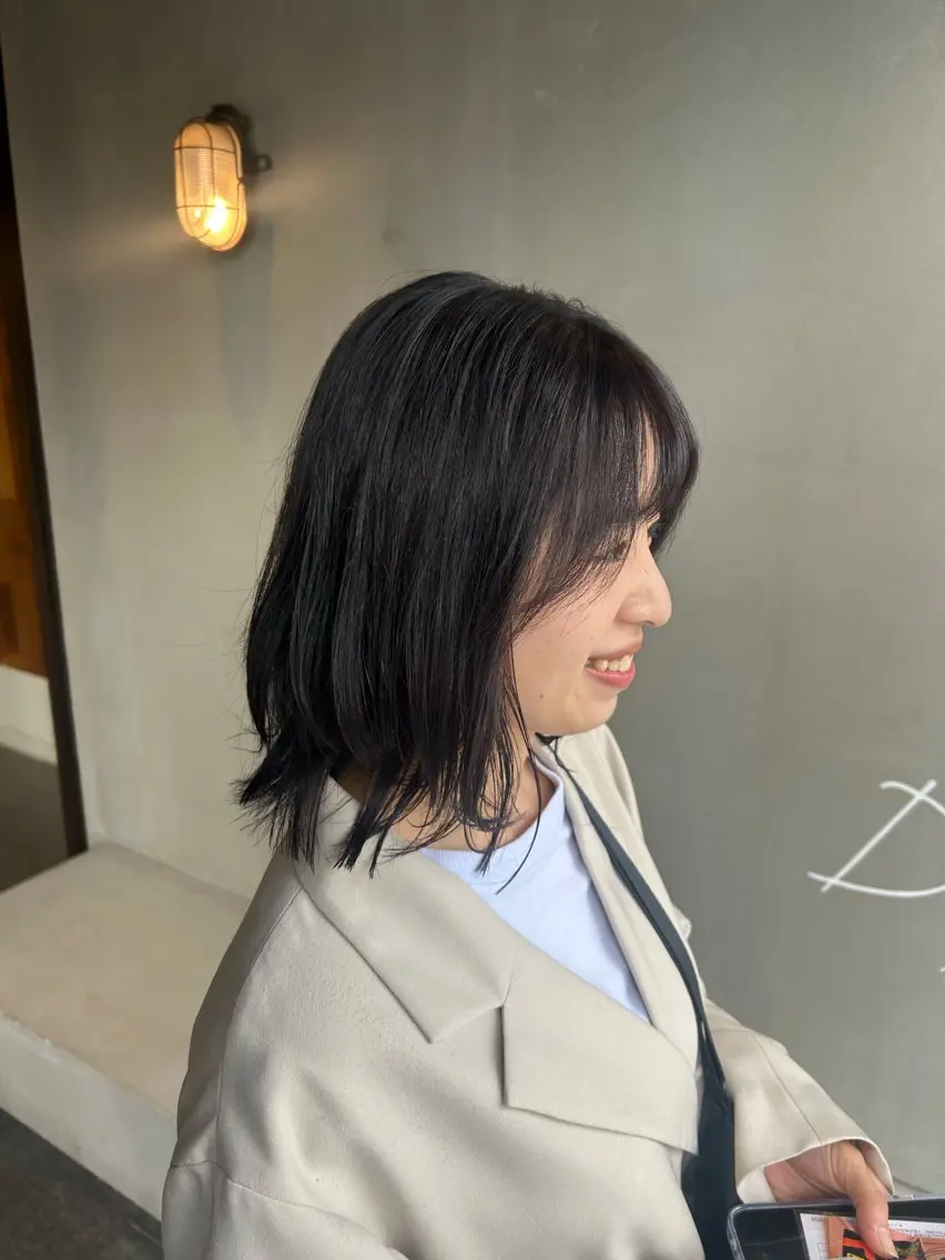 ミディアム カラー ディープラベンダー ラベンダーカラー カット ヘアカラー トリートメント 野田阪神/暖色カラー Kairi🐬のヘアスタイル