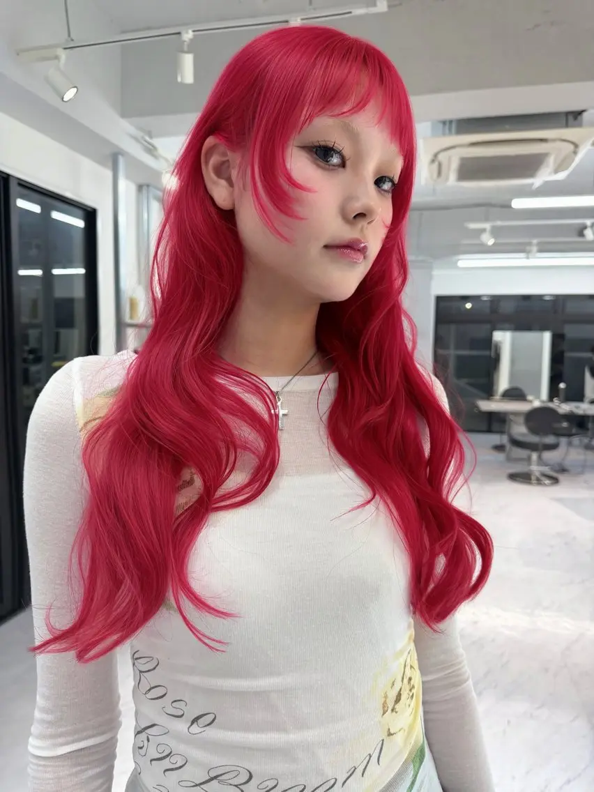 ロング カラー ベージュカラー ブリーチ ケアブリーチ デザインカラー ダブルカラー ヘアカラー トリートメント TATSUブリーチ/ ミルクティーベージュのヘアスタイル