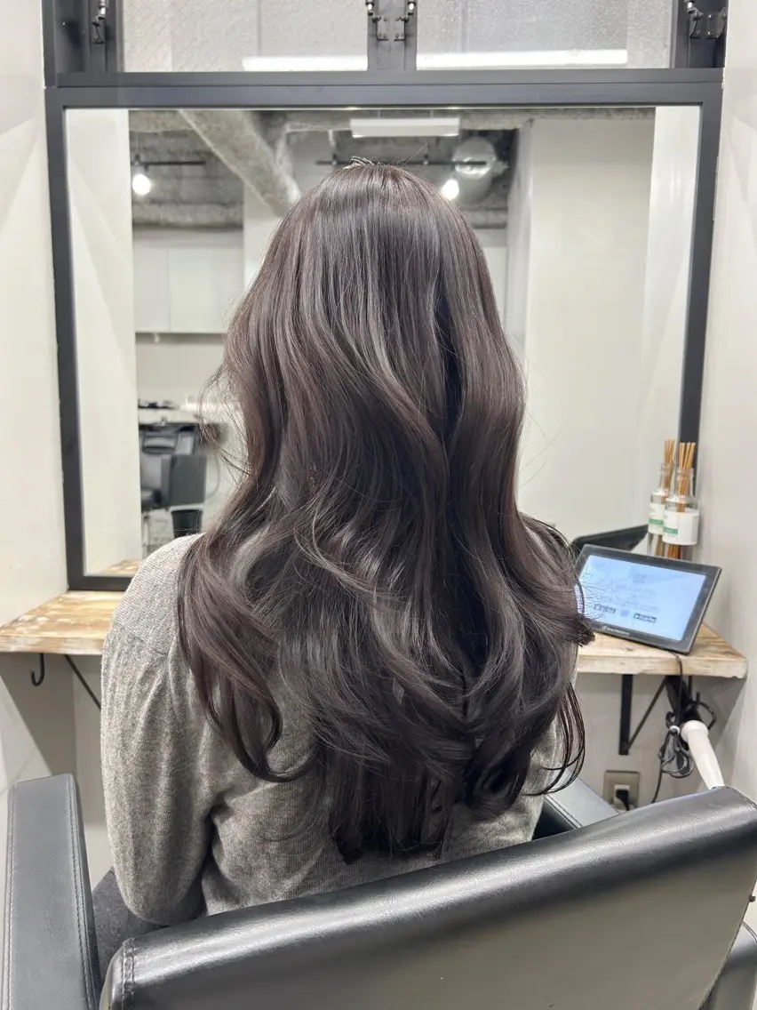 ロング カラー レイヤーカット/韓国 🤎きのした いちかのヘアスタイル