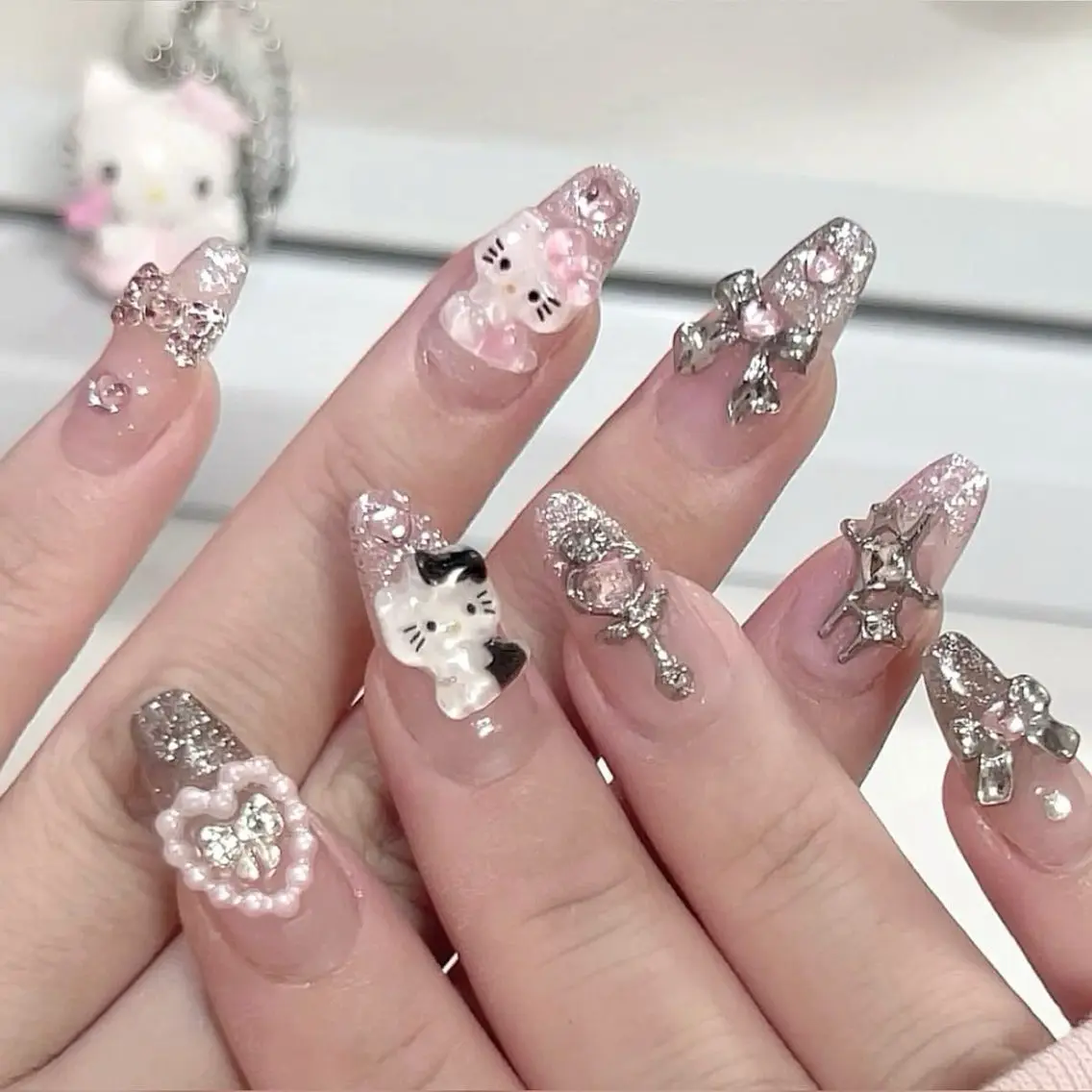 ネイル アートネイル フレンチネイル ジェルネイル 韓国ネイル マグネットネイル HAPPI NAIL 大国町のネイルデザイン