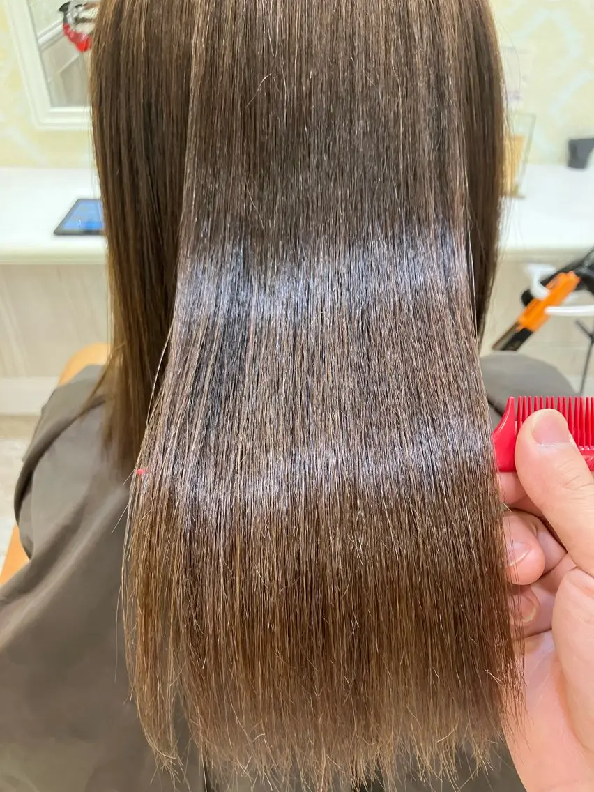 レディースカット+縮毛矯正🌈【ブリーチ毛不可】の写真