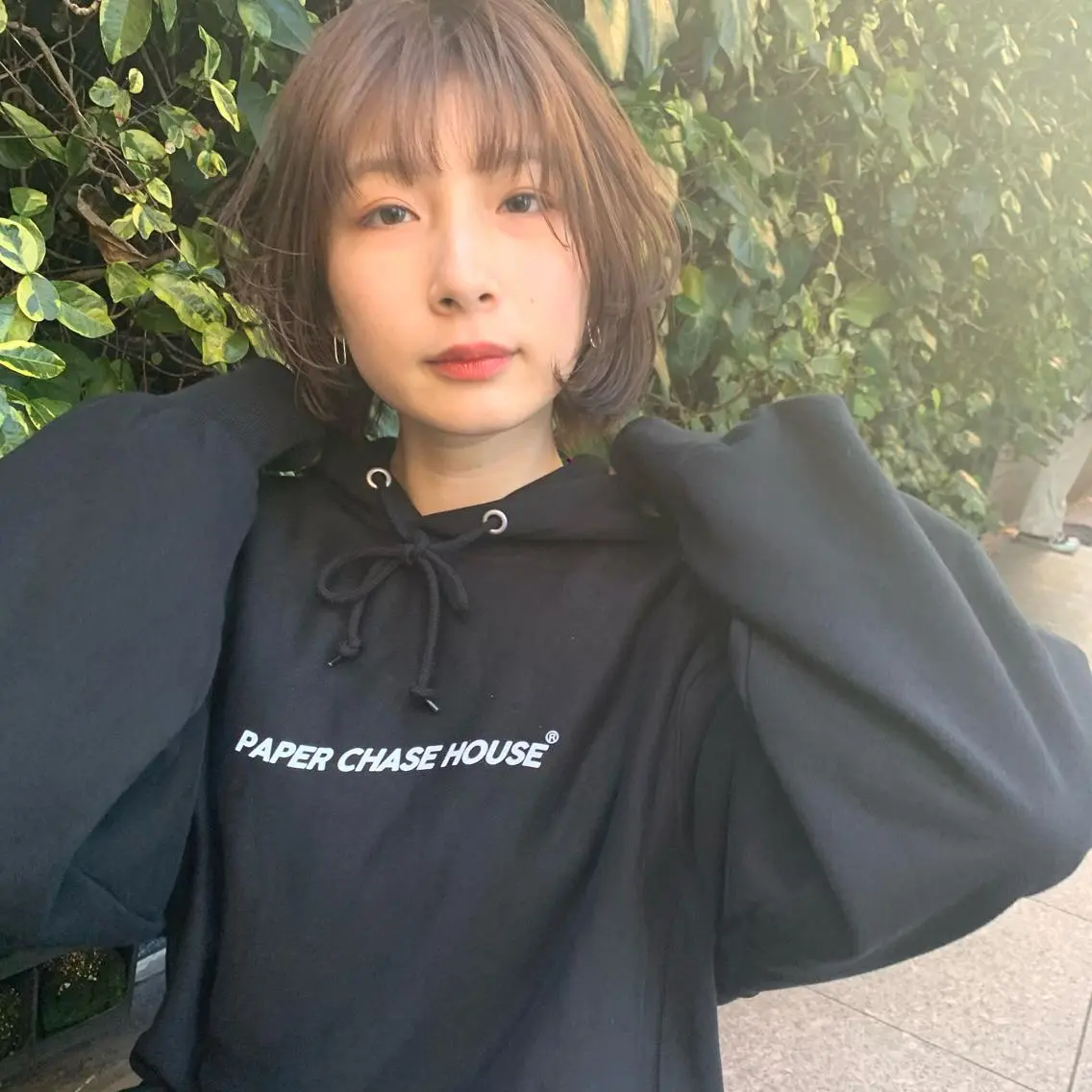 ミディアム カラー カット ヘアカラー トリートメント 一ノ瀬 暁のヘアスタイル