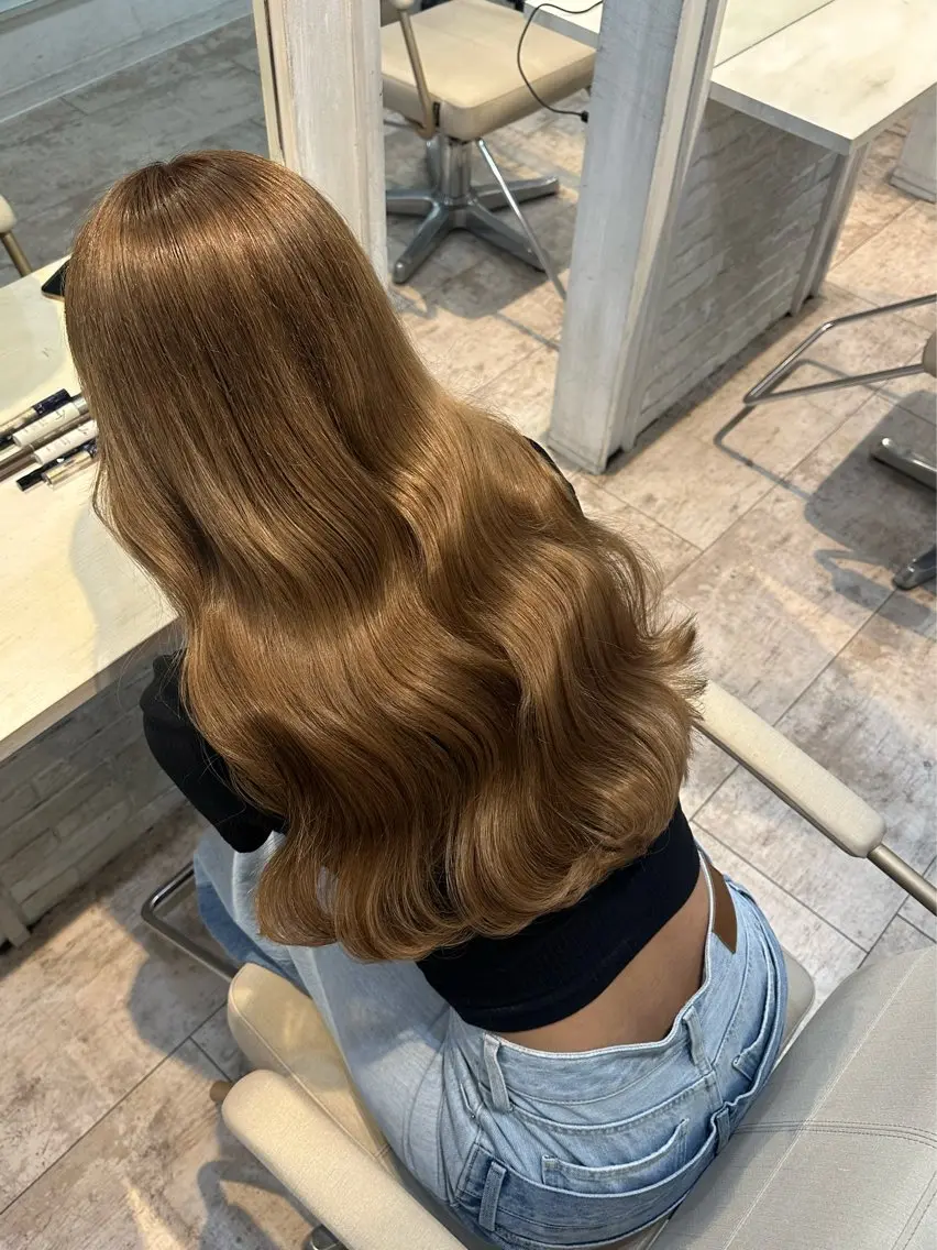 ロング 重松 美結のヘアスタイル