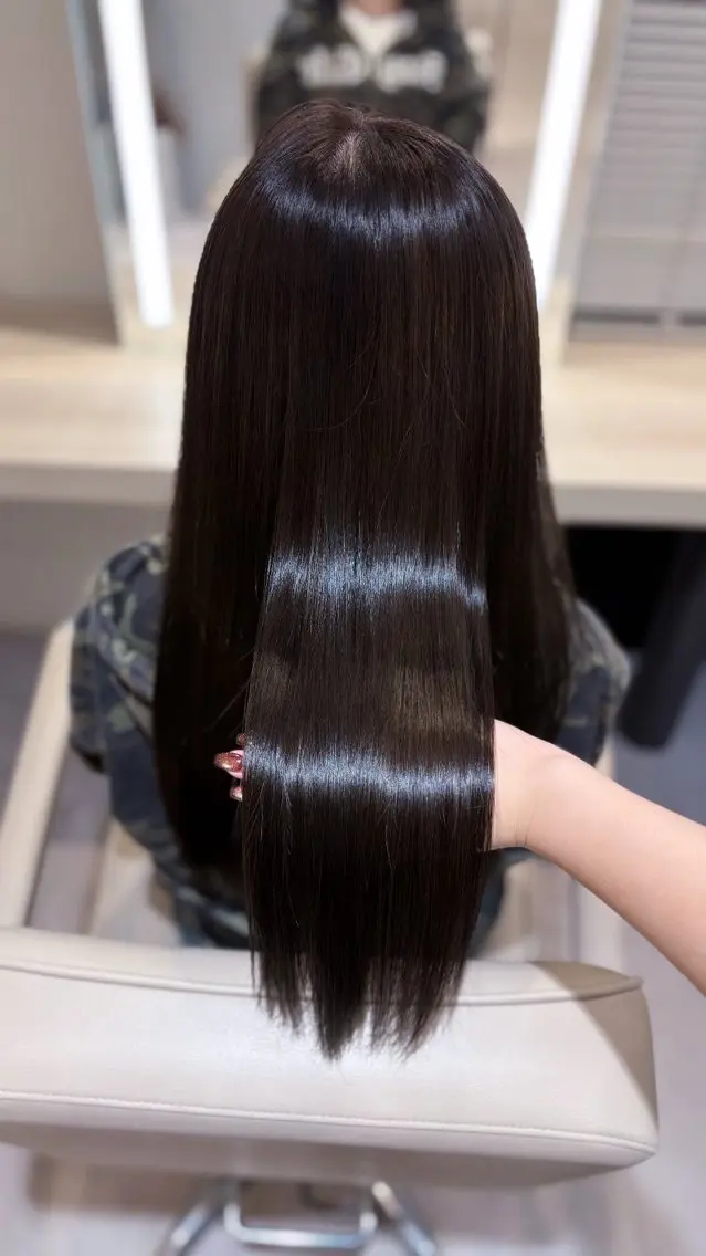 カラー 髪質改善 山中 萌百花のヘアスタイル