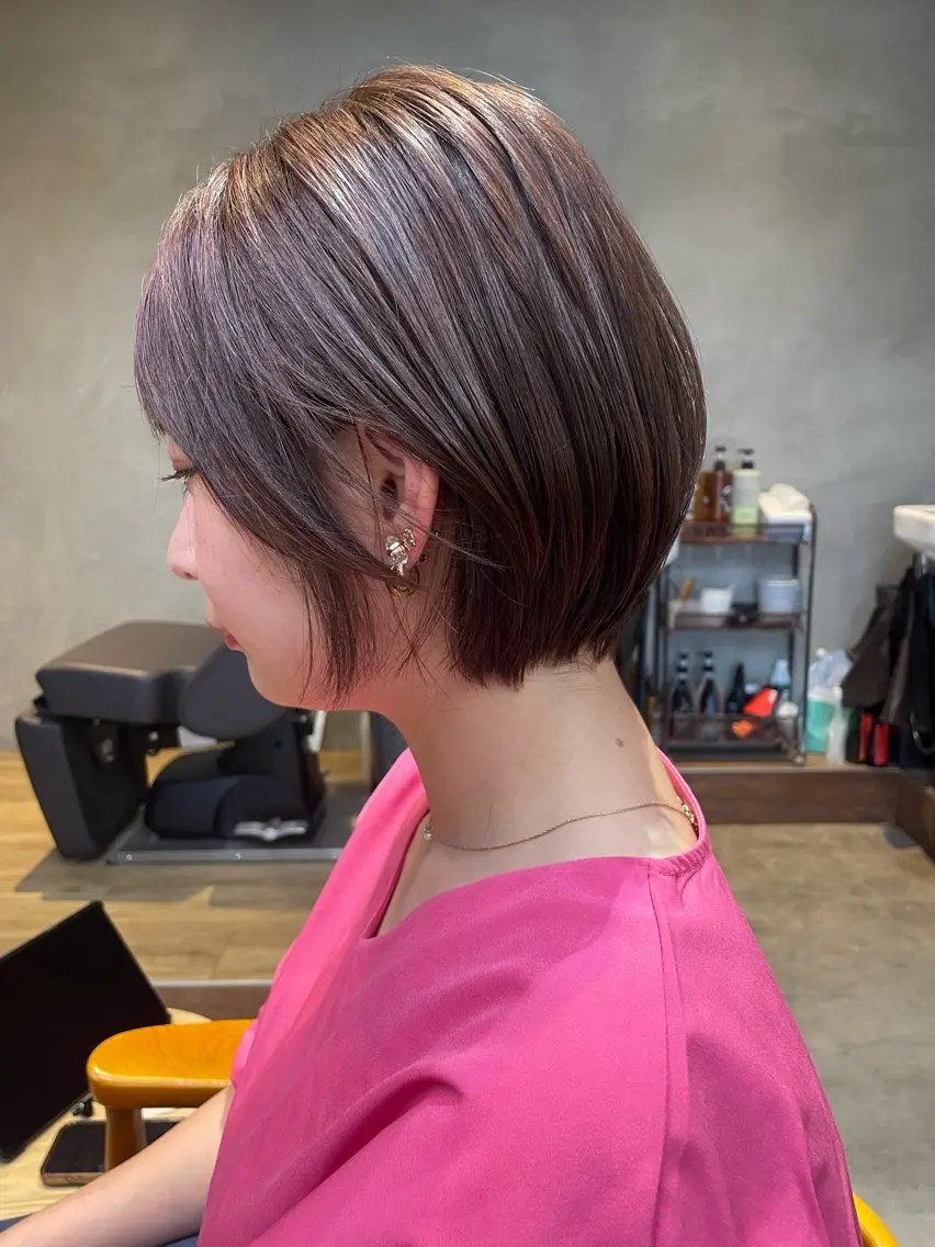 ショート ショートボブ ボブ くびれヘア 髪質改善 ショートヘア カット ヘアカラー トリートメント ヘッドスパ ✨ショート、ボブ✨ 奈良孝平のヘアスタイル