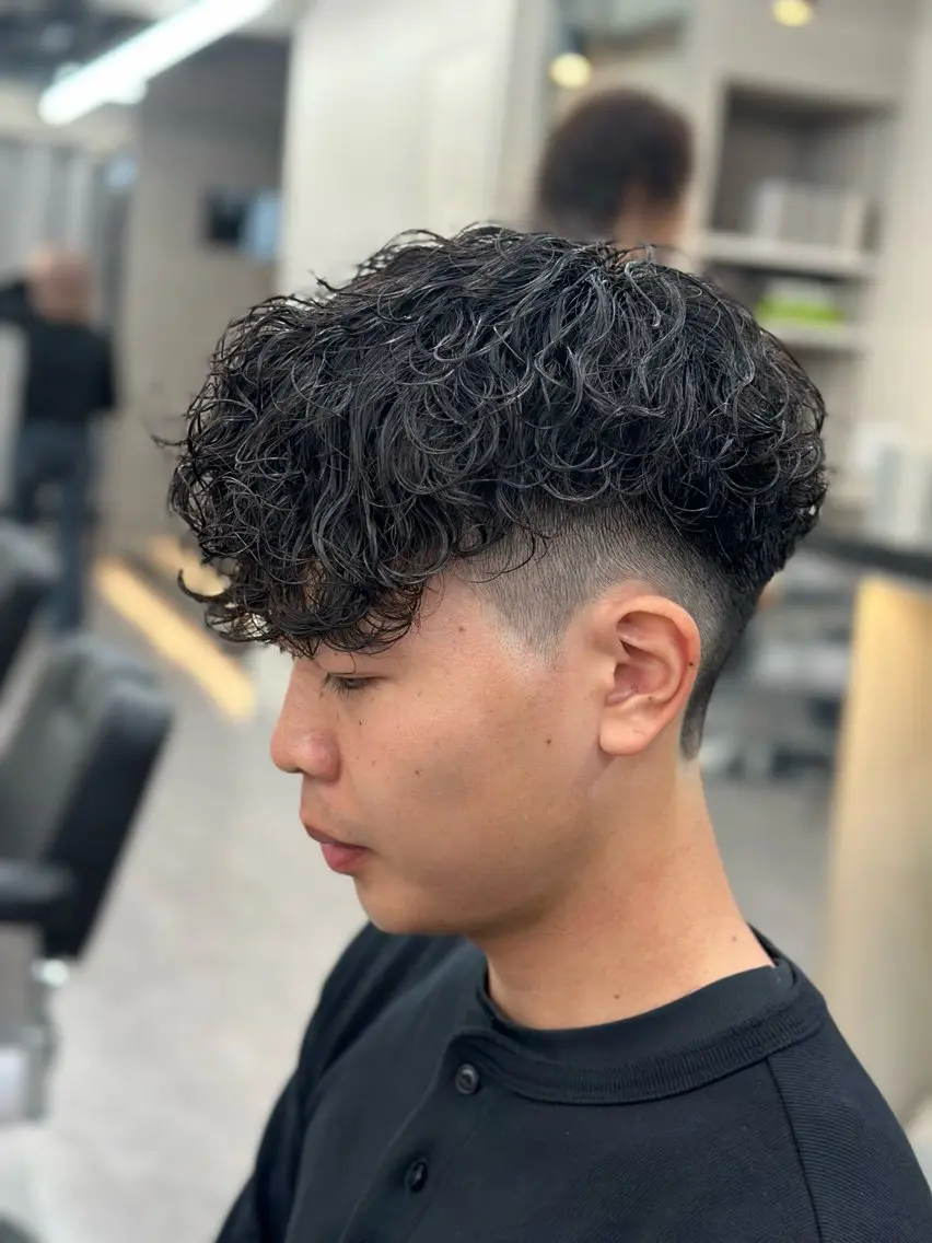 パーマ メンズ メッシュパーマ支持率 ◎大宮/隼也のヘアスタイル