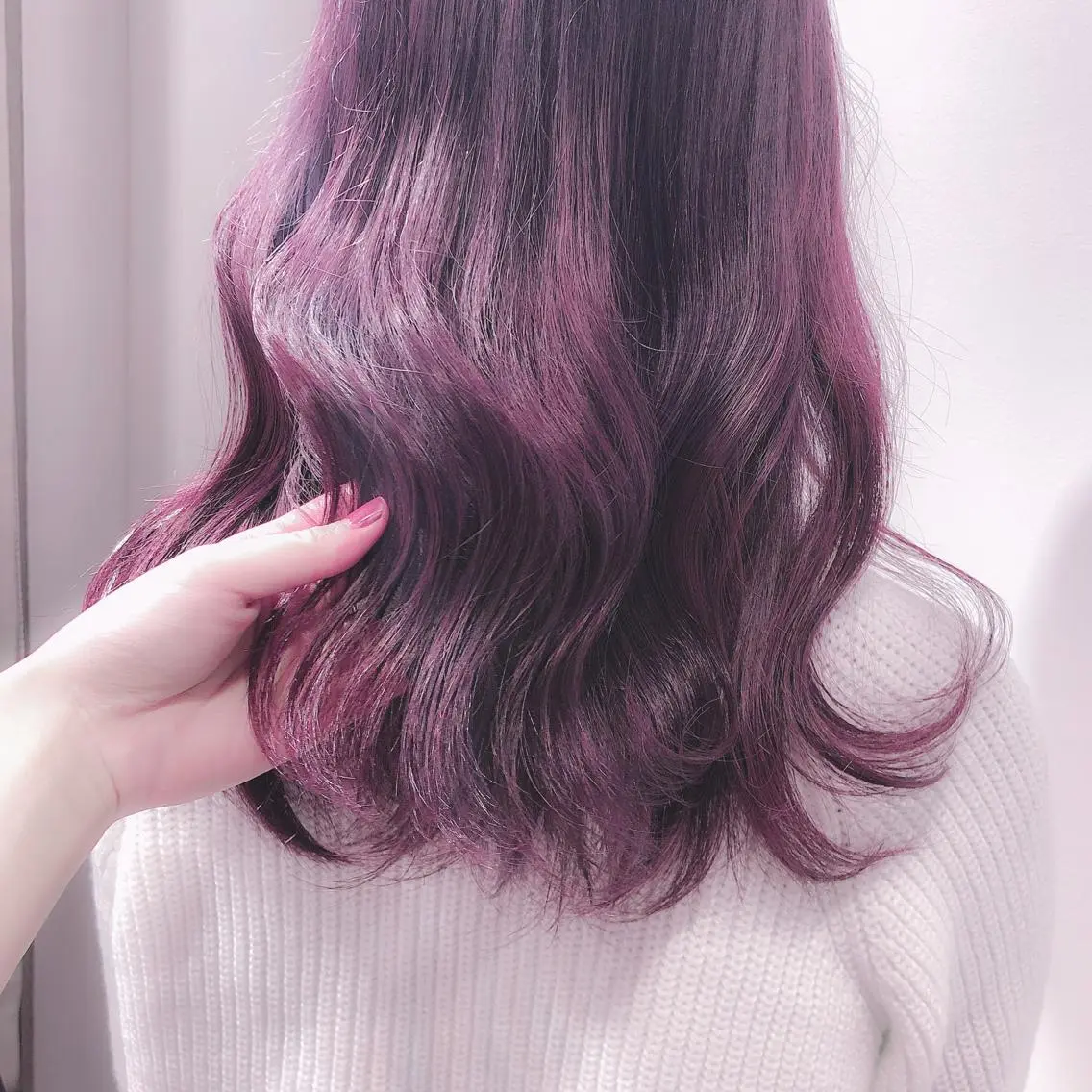 セミロング カラー ブリーチ ヘアカラー miyu /トレンド カラー×艶髪のヘアスタイル