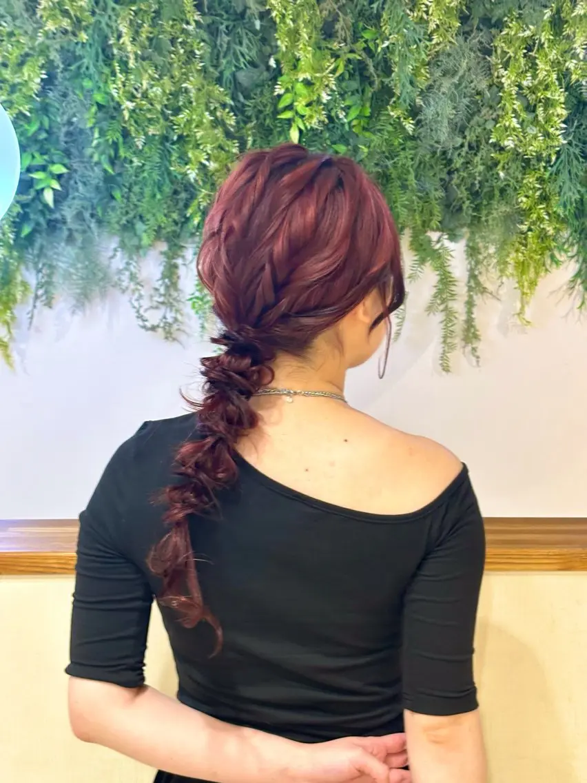 🫧🤍 本日限定 Special Menu 🤍🫧ヘアアレンジ特別価格 𓏸𓈒𓂃🎀 ライブ・お祭り・デート🎀の写真