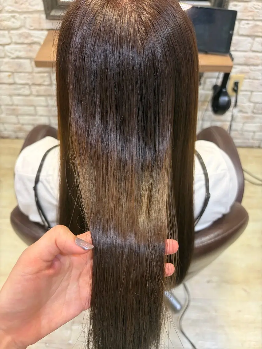 ロング カラー 💛透明感カラー✩⡱ nanakoのヘアスタイル