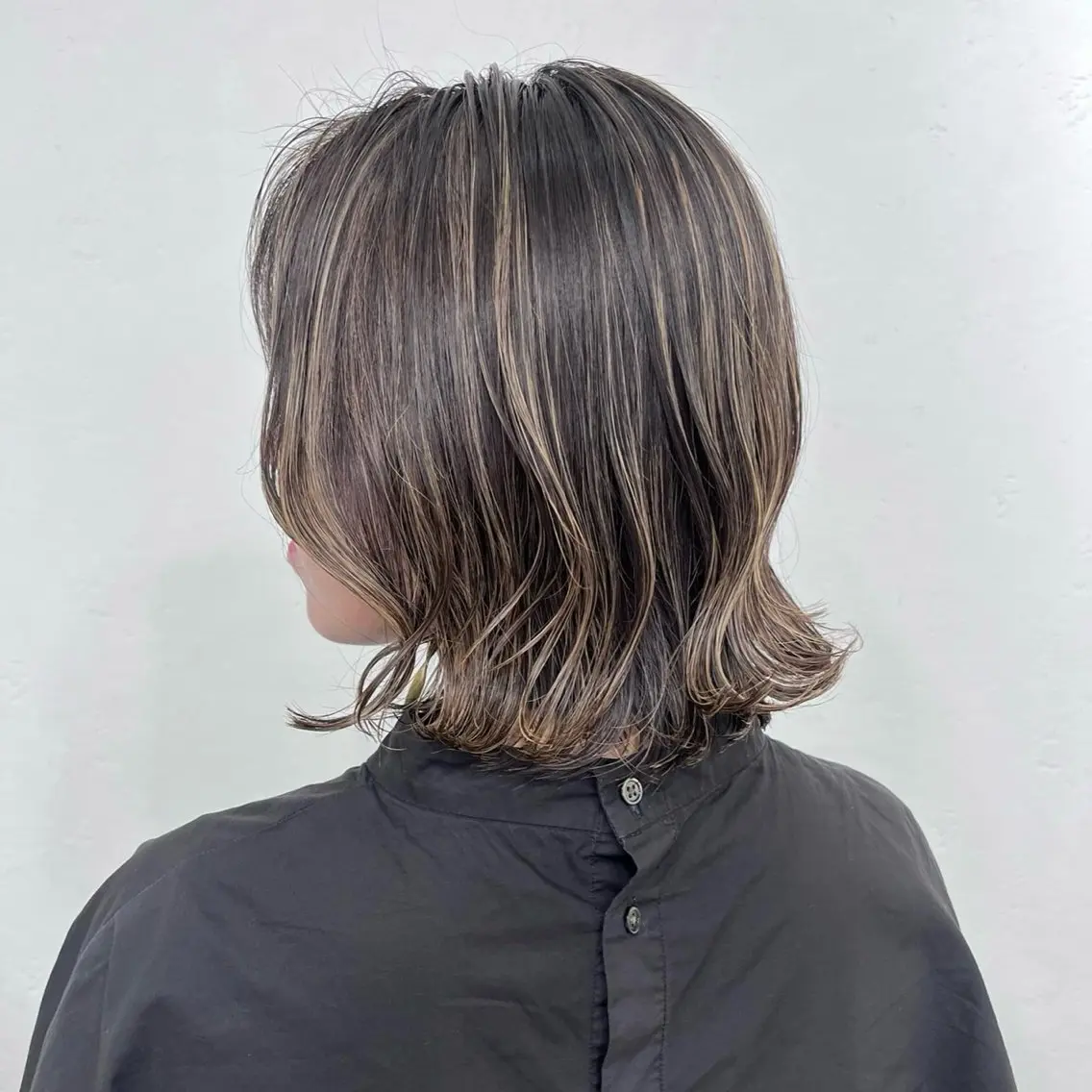 ショート ボブ ハイライト ショートヘア カット ヘアカラー トリートメント ショートカット/ボブ /白髪ぼかし/裕香のヘアスタイル