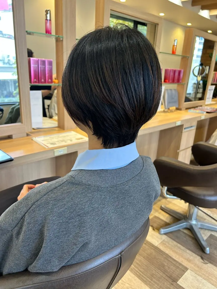 ショート 丸みショート ショートヘア Dali 新さっぽろ Ricoのヘアスタイル
