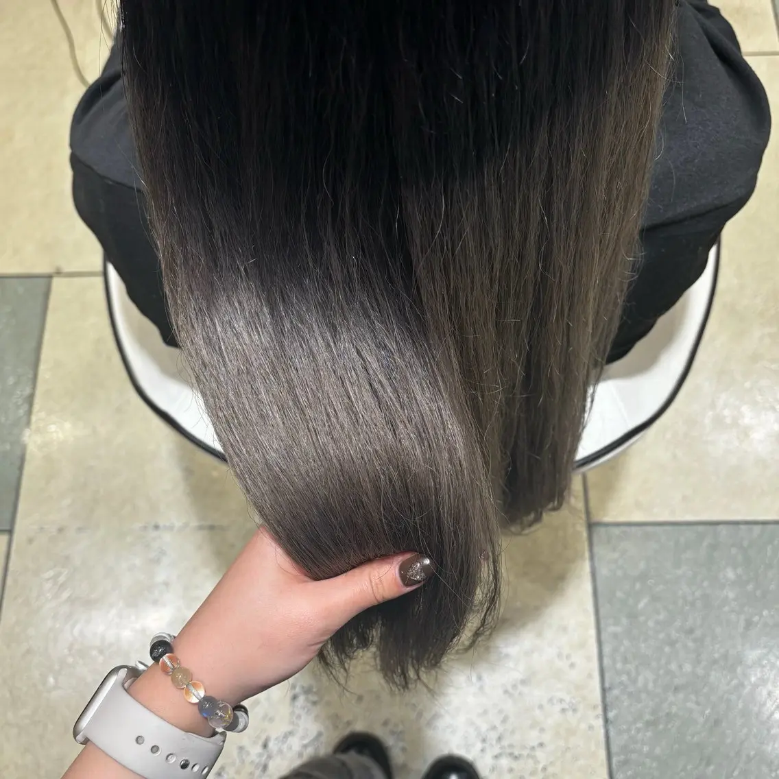 カラー 淡色┊︎ナチュラル 🧁奈那美🧁*.゜のヘアスタイル
