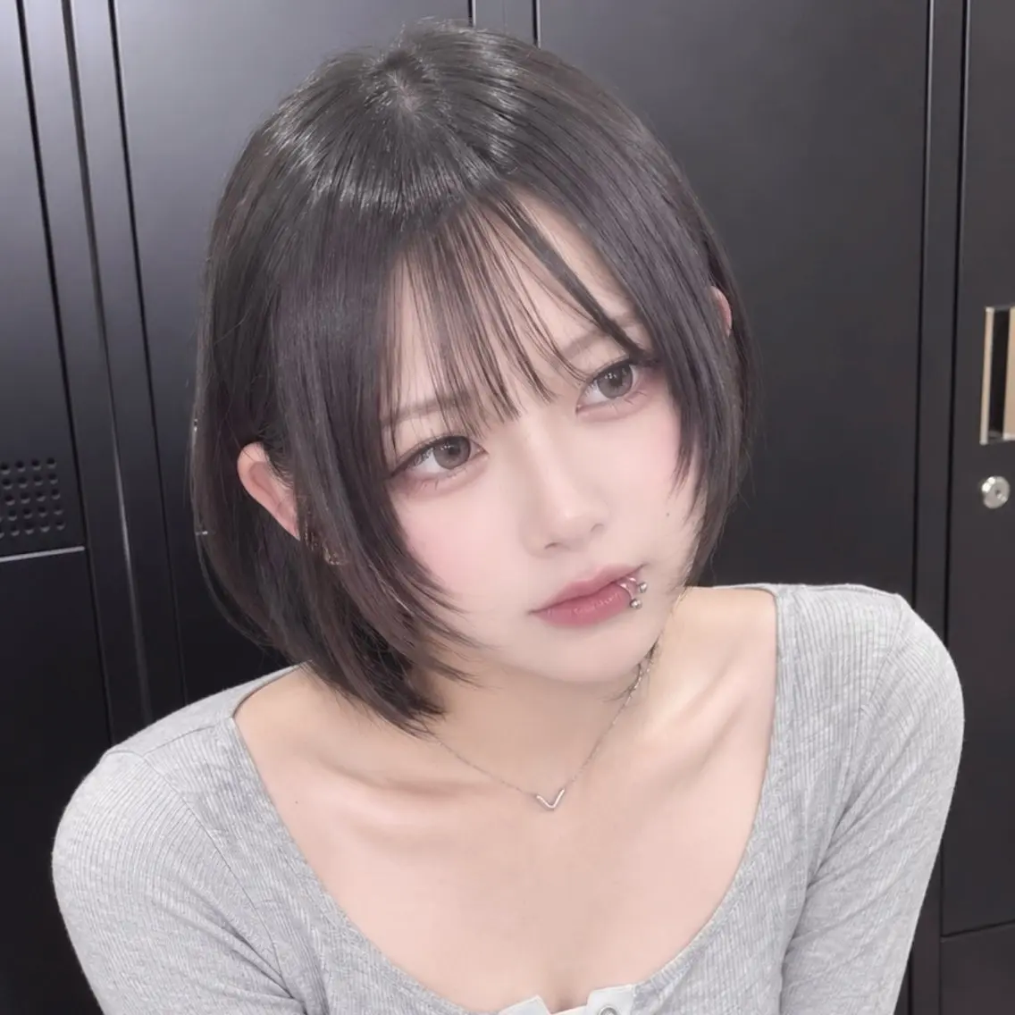 ショート カラー ヘアアレンジ 黒髪 ボブ 似合わせカット 小顔カット カット ヘアカラー トリートメント 🪽あゆむ｜熊谷ボブ ・レイヤーボブ🫧のヘアスタイル