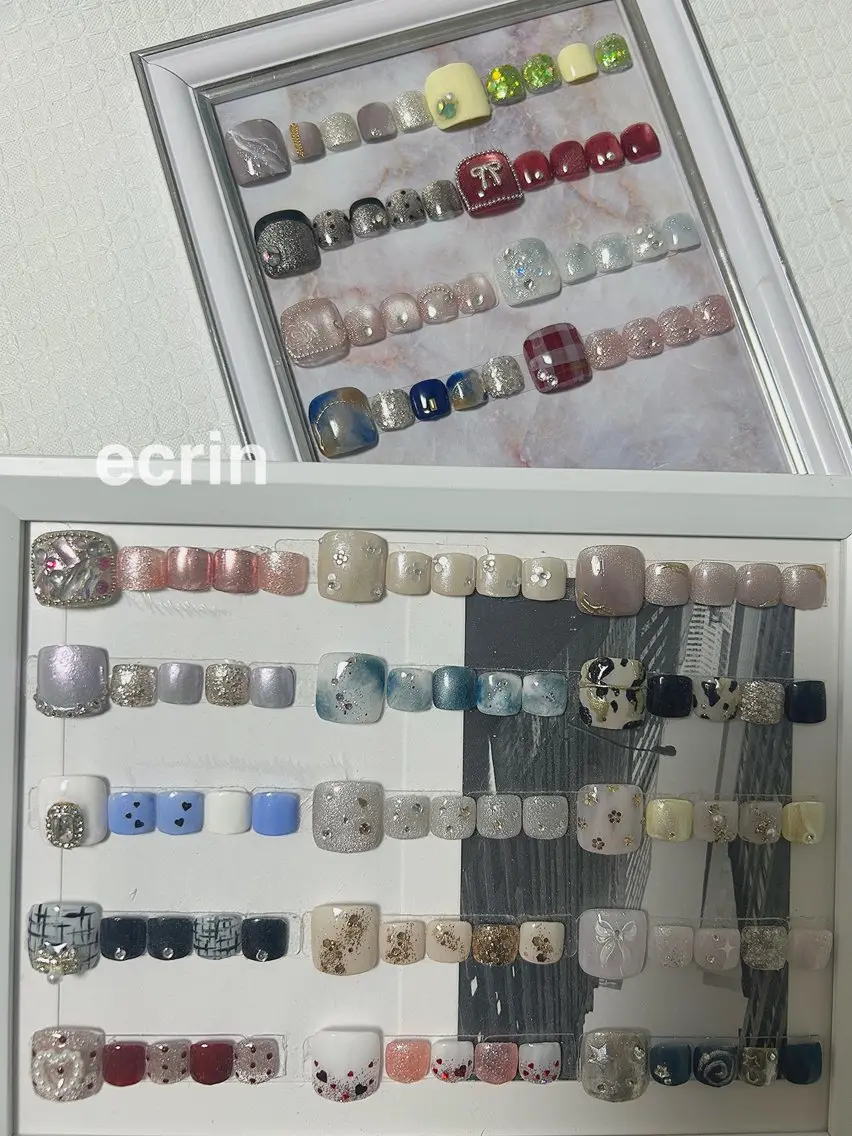 ご新規様クーポン🩵 👣 foot sample chip designの写真