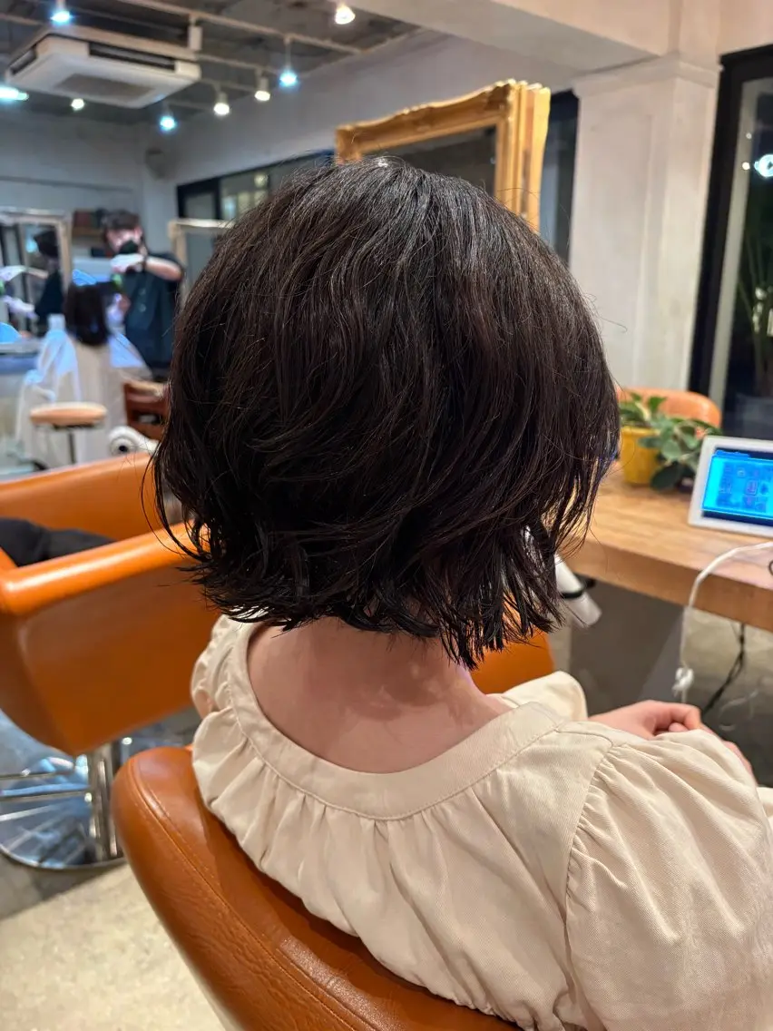 パーマ レイヤー/似合わせ オオカワ ユイハ🎀のヘアスタイル