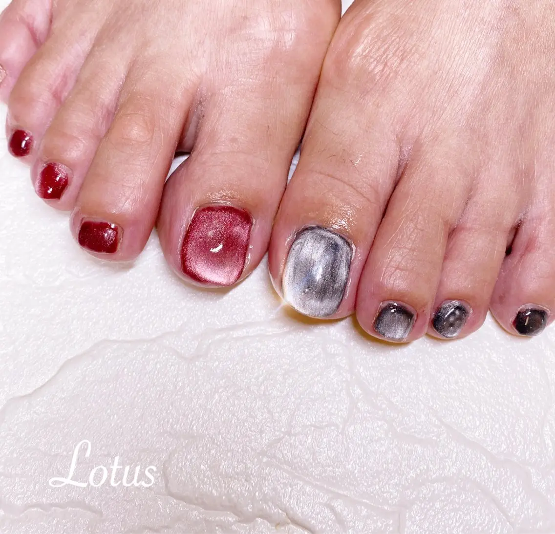 ネイル ハンドネイル フットネイル ネイル＆脱毛 Lotus🌸のネイルデザイン