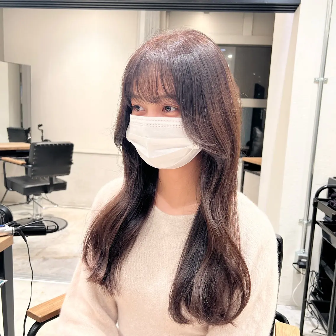 ロング カラー 髪質改善/韓国ヘア 顔まわり特化yutoのヘアスタイル