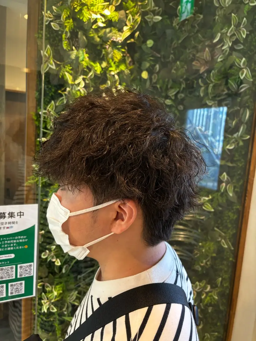 パーマ メンズ キタダ ハルカのヘアスタイル