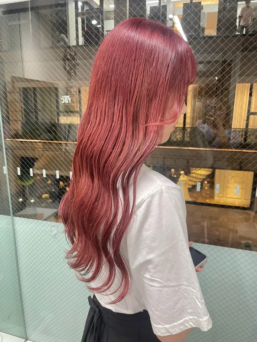 ロング カラー 🌸インナーカラー 🌸藤井春華のヘアスタイル
