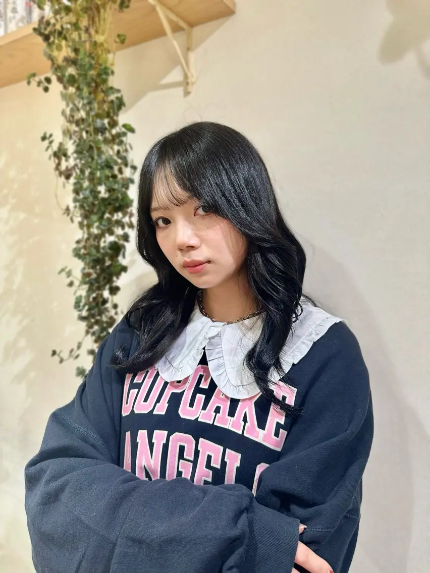 ロング カラー カット ヘアカラー モテhair♡.* マツエク/さくら🍨のマツエク・マツパデザイン