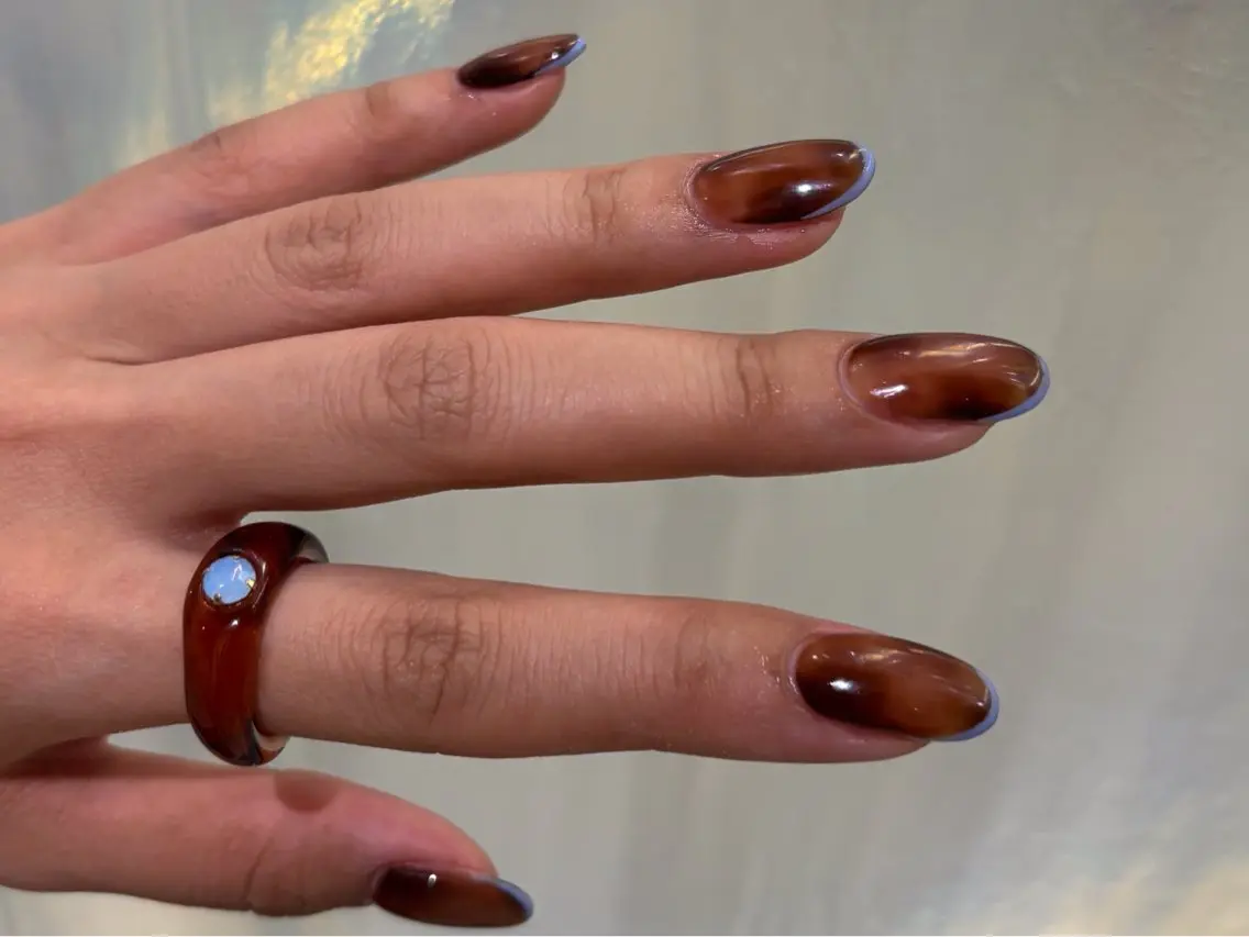 ネイル べっ甲ネイル ハンドネイル chika / nailのネイルデザイン