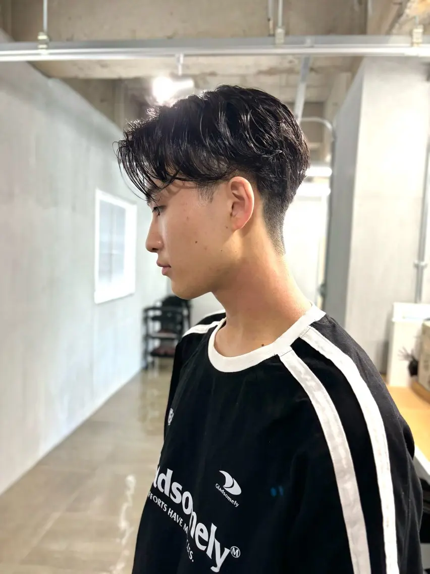 ショート カラー パーマ メンズ カット パーマ メンズ/ダブルカラー /パーマ/来栖慧💈のヘアスタイル