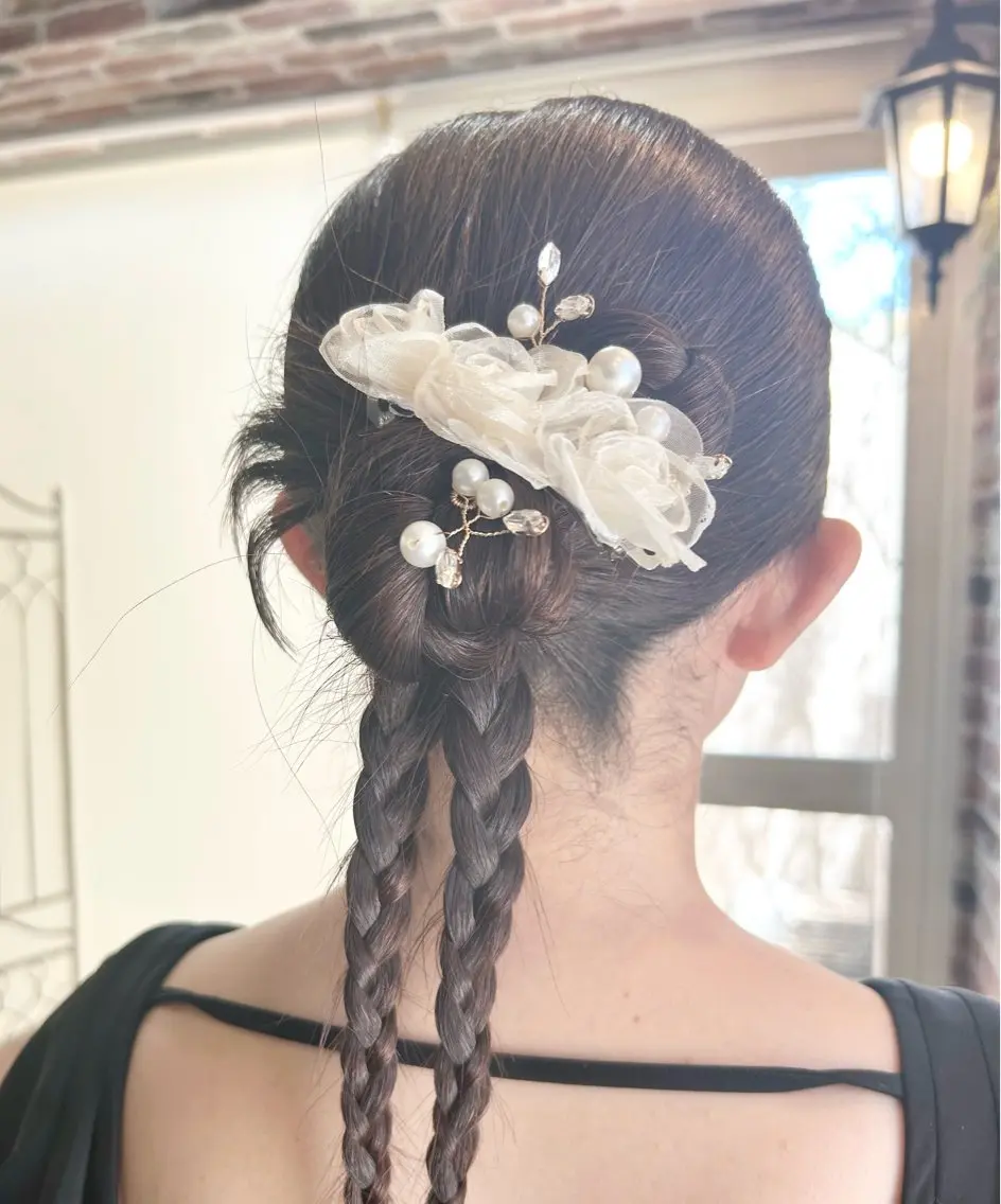 ヘアセットの写真