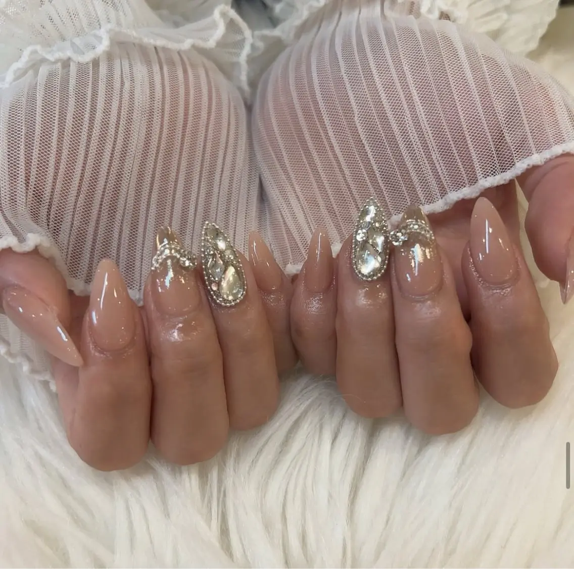 ネイル アートネイル フラワーネイル フレンチネイル ジェルネイル グラデーション ハンドネイル Ryu Nail NekoChanのネイルデザイン