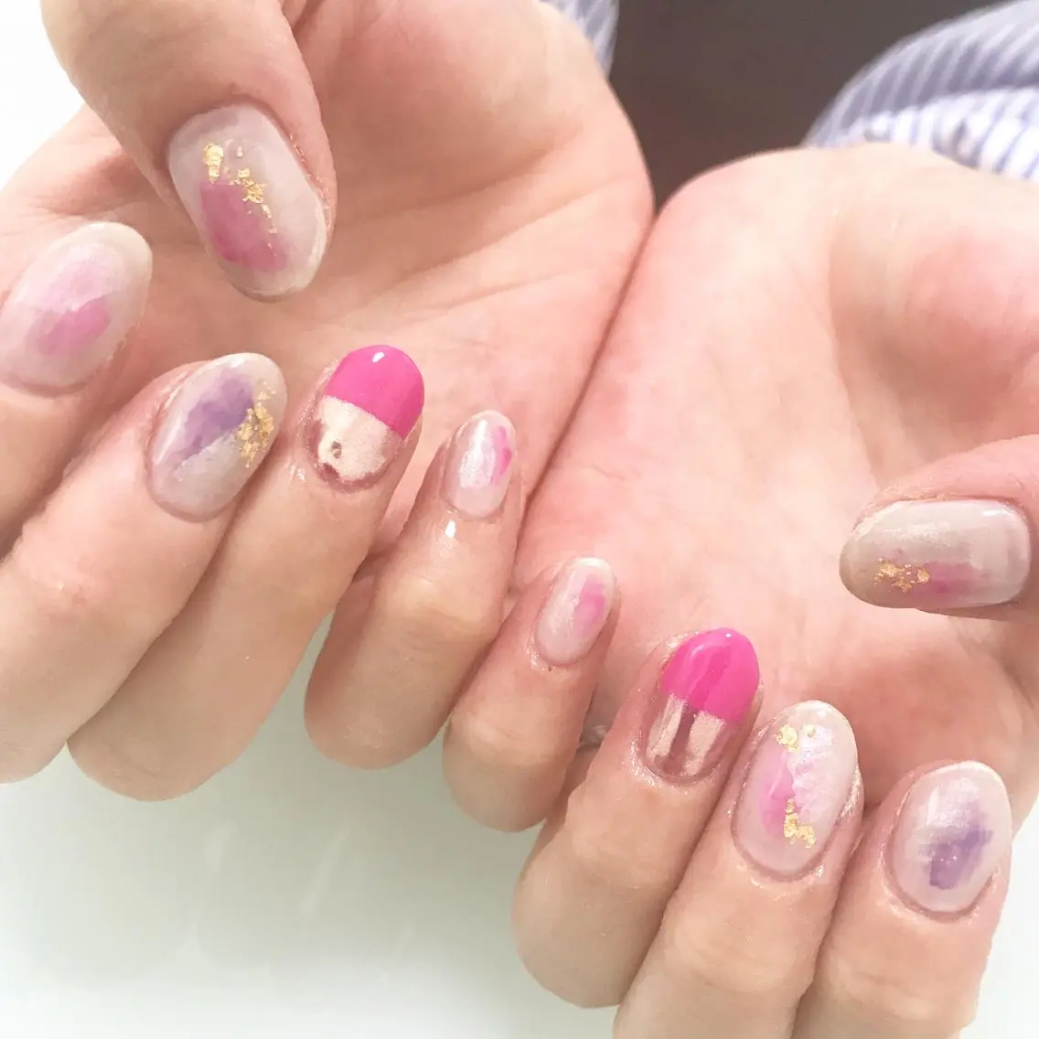 ネイル 板垣 綾乃のネイルデザイン