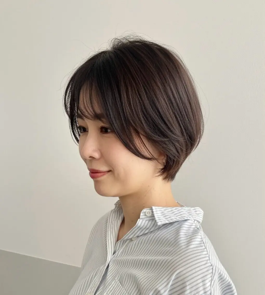 ショート カラー ショートヘア 小顔カット カット ヘアカラー トリートメント ヘッドスパ 小林 佳祐のヘアスタイル