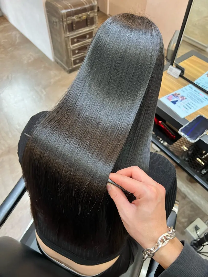 ロング 高橋駿太/髪質改善/ 表参道/カットモデルのヘアスタイル