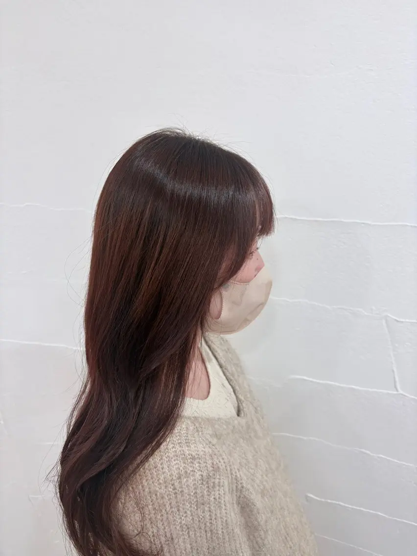 ロング カラー カット ヘアカラー Flat /rina🧸のヘアスタイル