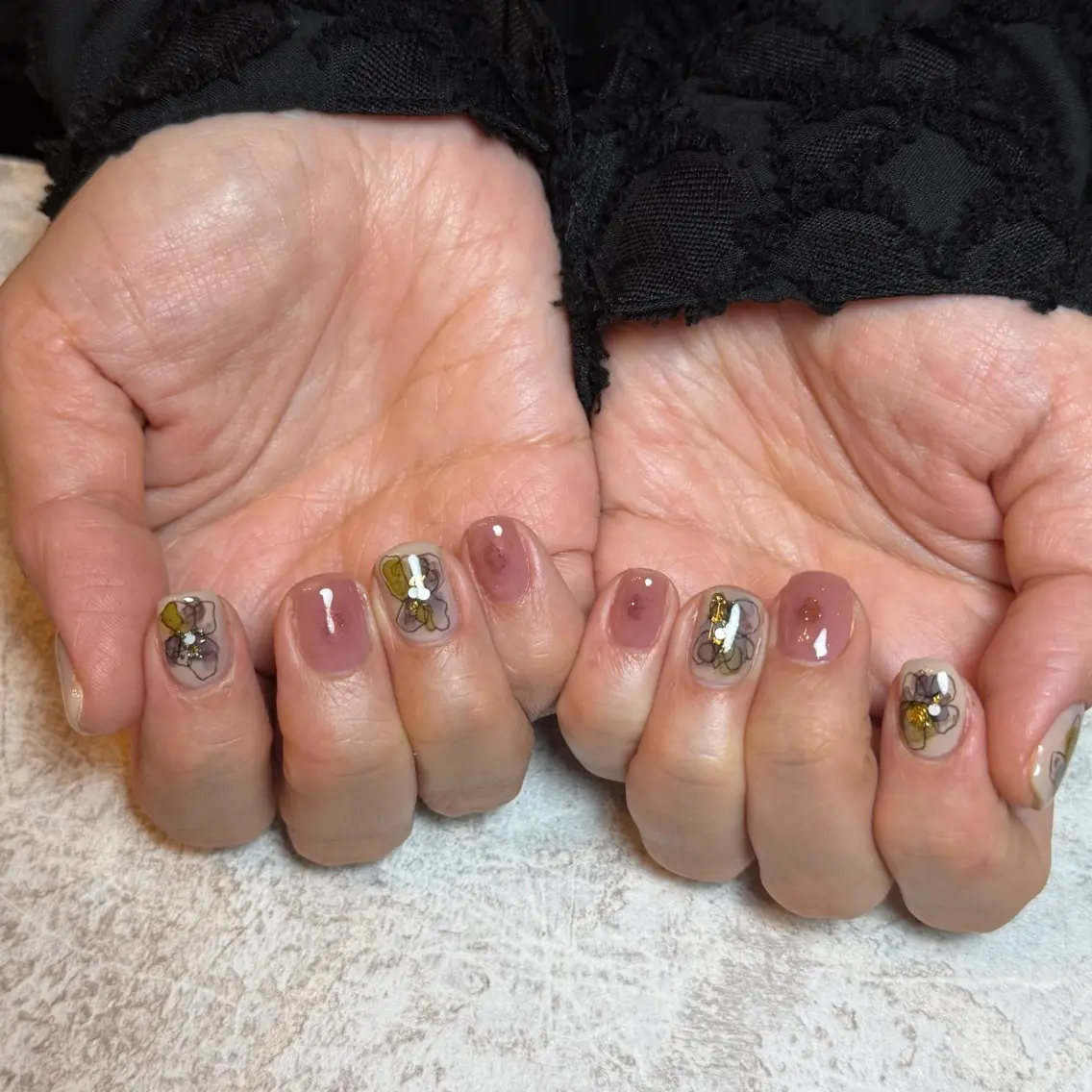 ネイル 自由が丘サロン あやめ💅のネイルデザイン