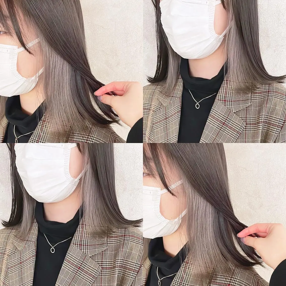 カラー ヘアカラー トリートメント 渋谷:インナーカラー ／🍒エリカ🍒のヘアスタイル