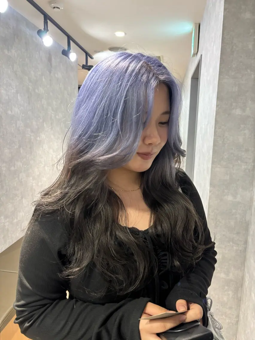 セミロング カット ヘアカラー トリートメント 🌐NATSUMI 🌐【寒色カラー】のヘアスタイル