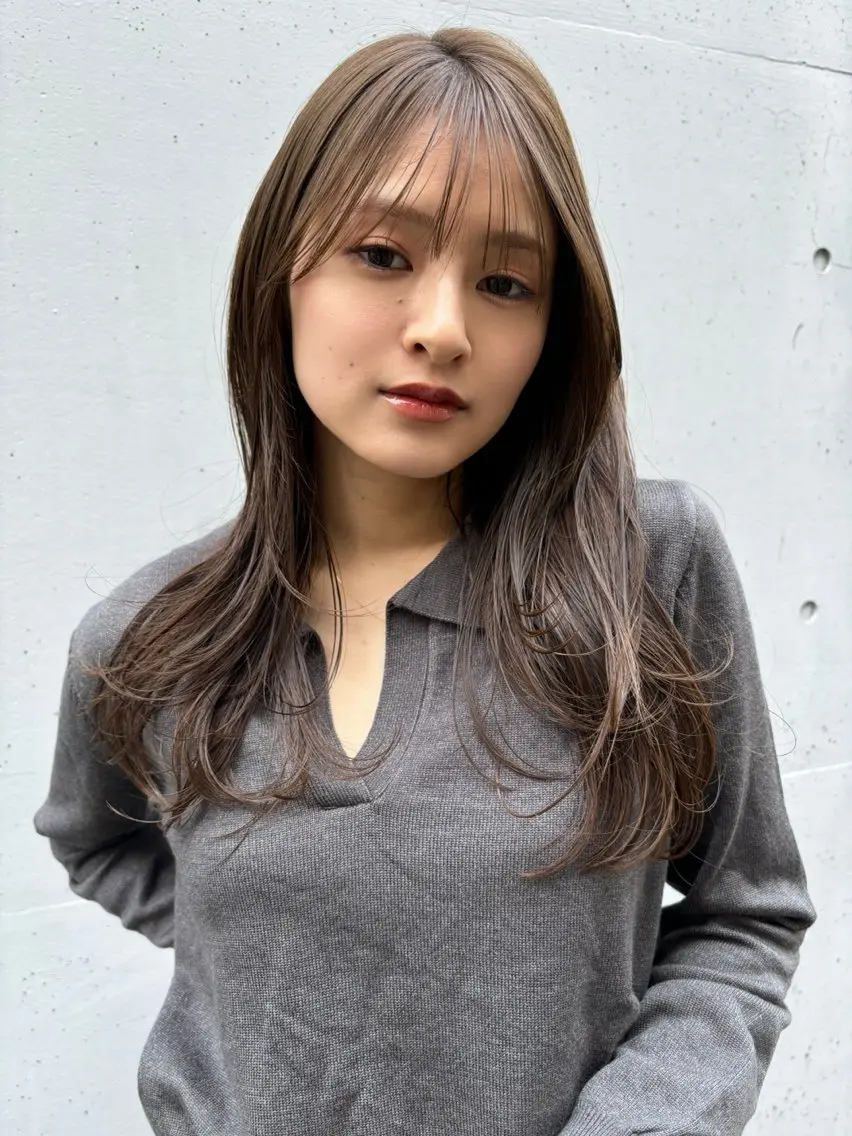 セミロング カラー デザインレイヤー/ KOSUKEのヘアスタイル