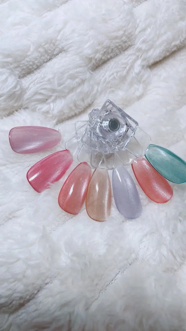 ネイル マグネットネイル ワンカラーネイル ハンドネイル nail salon Brillissのネイルデザイン