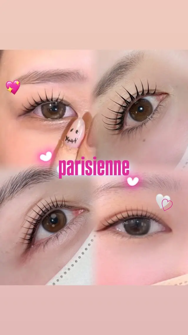 🎀ミニモ限定🎀パリジェンヌラッシュリフト(まつ毛パーマ)束感まつ毛コーティング仕上げ付き🪄の写真