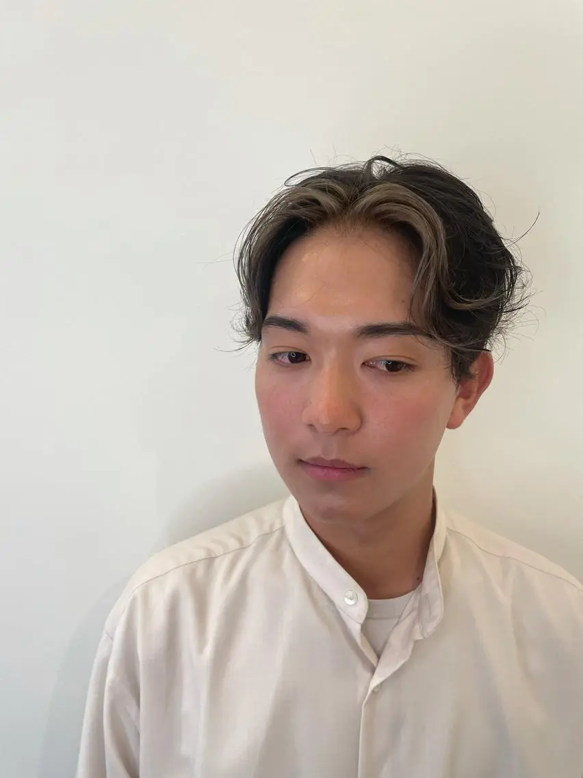 ✨メンズカット+デザインカラー(ブリーチ有り)+眉毛カット✨ (シャンプー&セット付き)一つ上のおしゃれ🦾🔥✨🦅の写真
