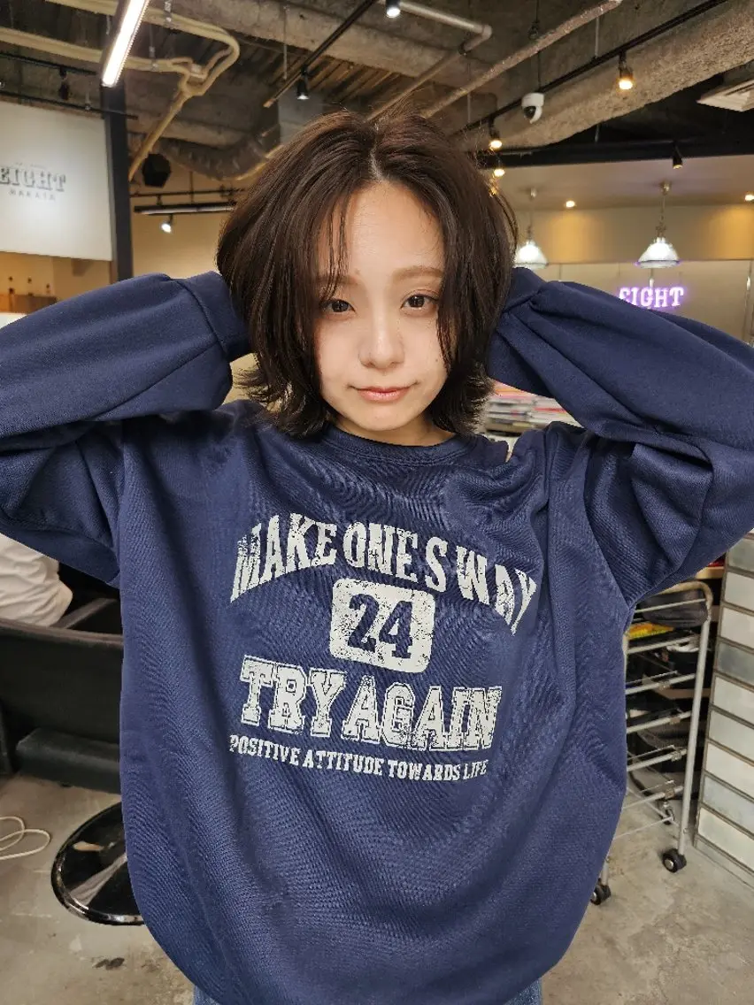 ショート カット ヘアカラー トリートメント Ayu🐾縮毛矯正/ ブリーチ無しカラーのヘアスタイル