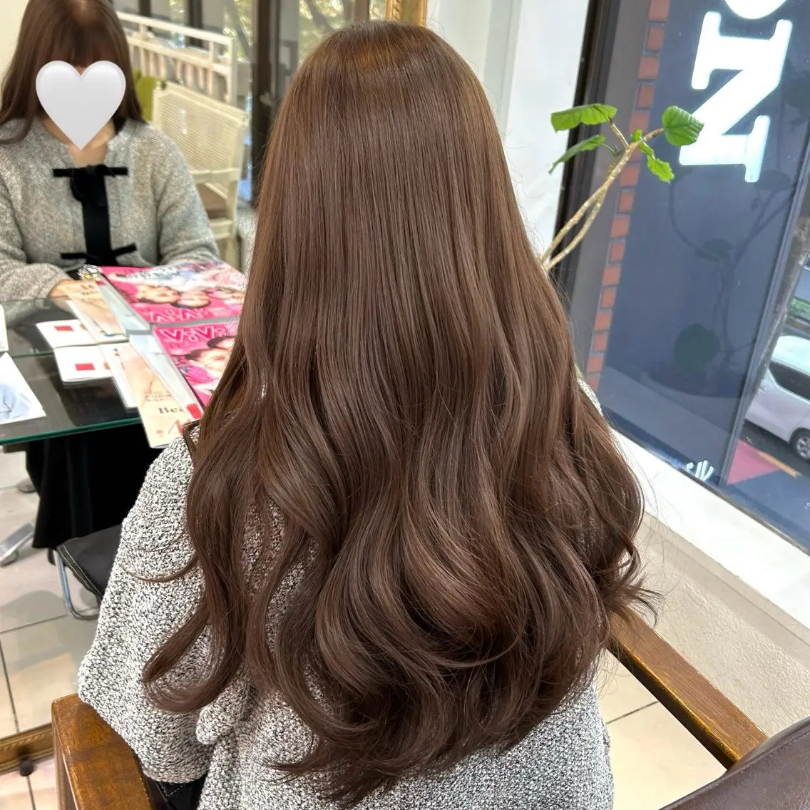 ロング カラー ヘアカラー トリートメント 透明感カラー 古山 結季🌙🖤のヘアスタイル