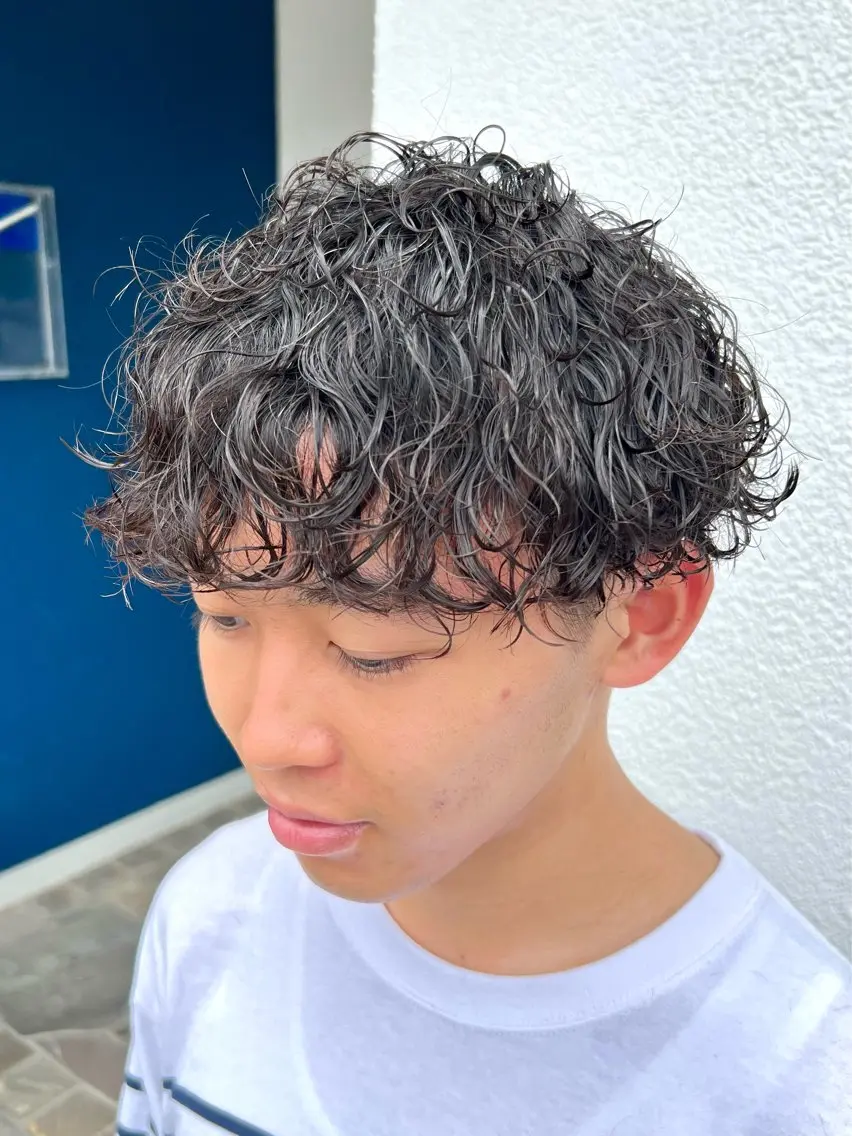 ショート パーマ メンズ メンズパーマ職人 加藤 弘貴のヘアスタイル