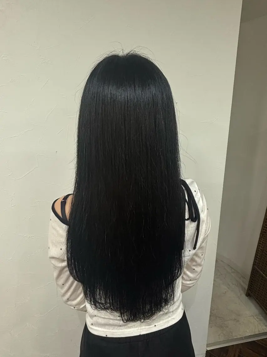 カラー 海外風レイヤー♡ 艶カラーNanakoのヘアスタイル